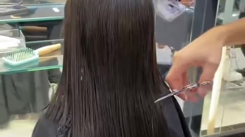 Cute girl hair cut 👧 trending