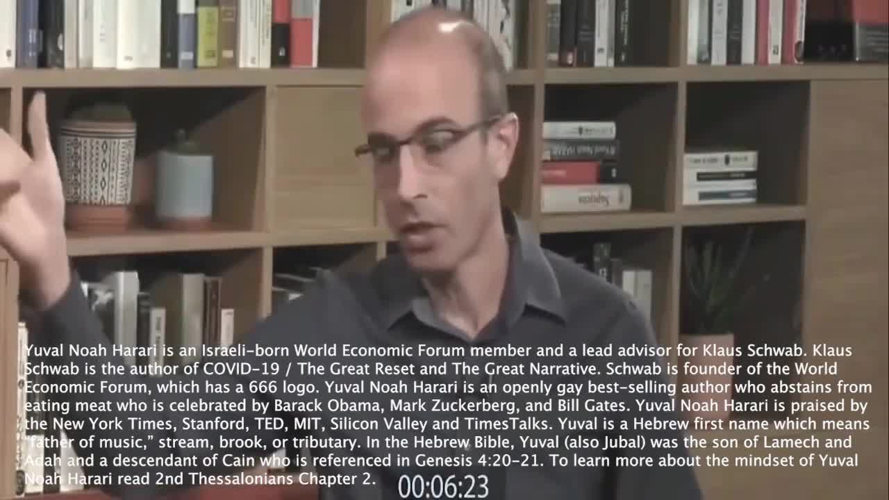 Yuval Noah Harari | Klaus Schwab Lead Advisor, "Free Will, That's Over."