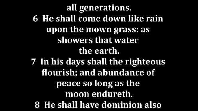 Psalms 72 King James version