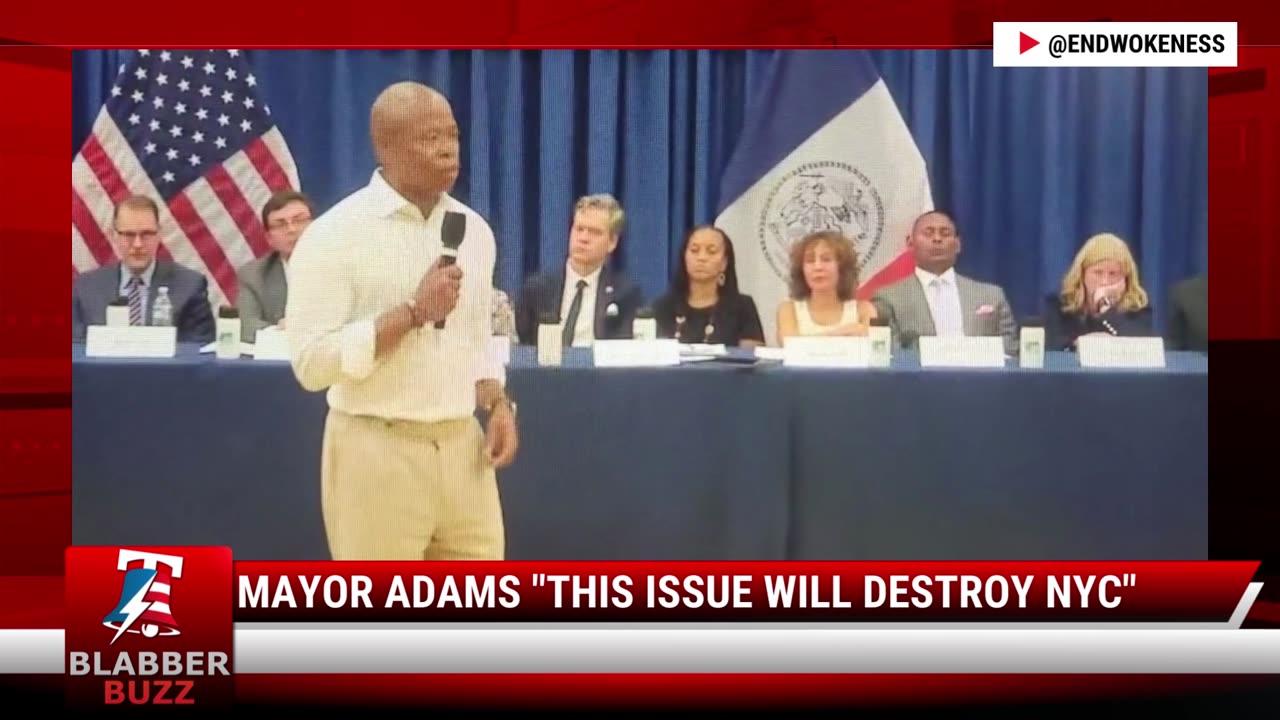 Mayor Adams "This Issue Will Destroy NYC"