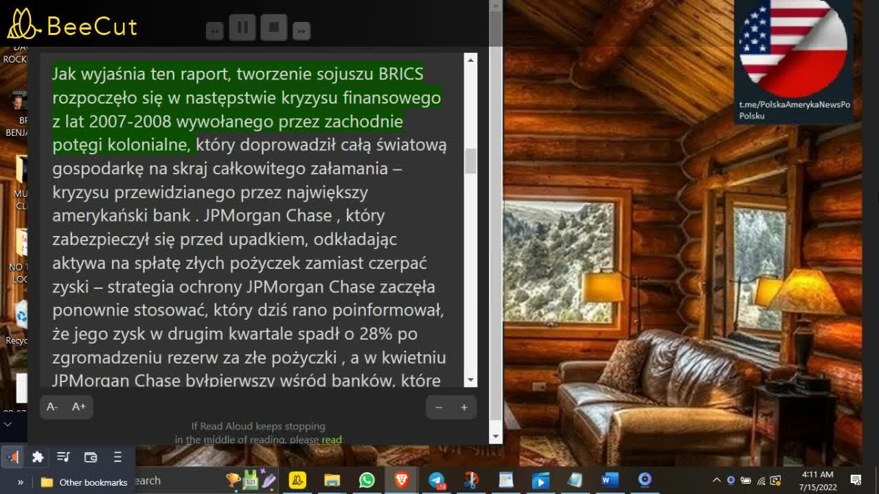 15 lipca 2022 r❌Uznana wojna światowa zderza się z proklamacją „ Amerykańskie stulecie się skończyło