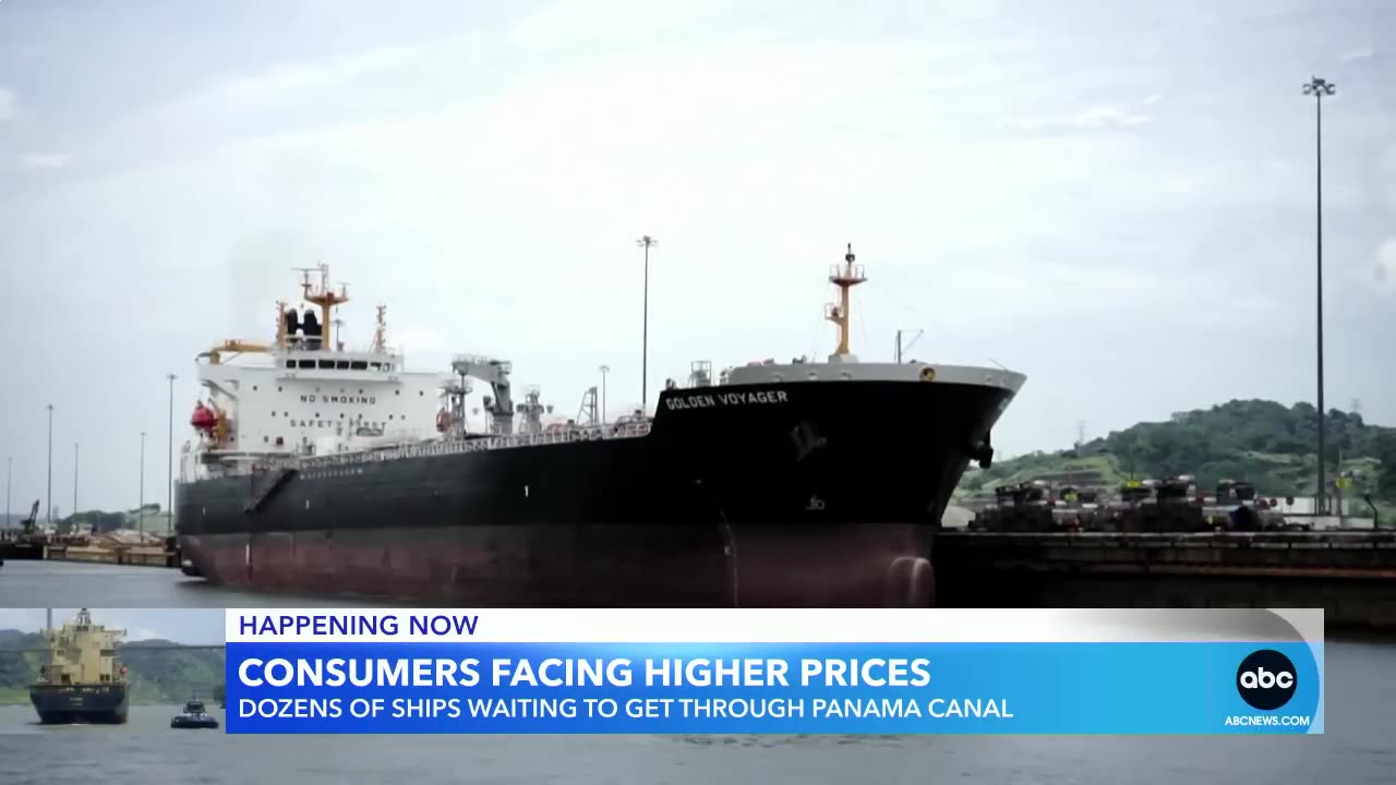 Traffic jam in Panama canal as drought leaves 200 ships stranded I GMA