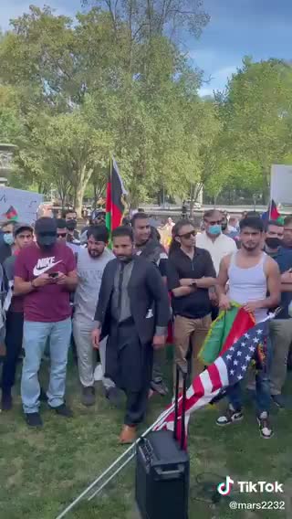 Protesters At The White House For Afghanistan