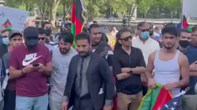 Protesters At The White House For Afghanistan