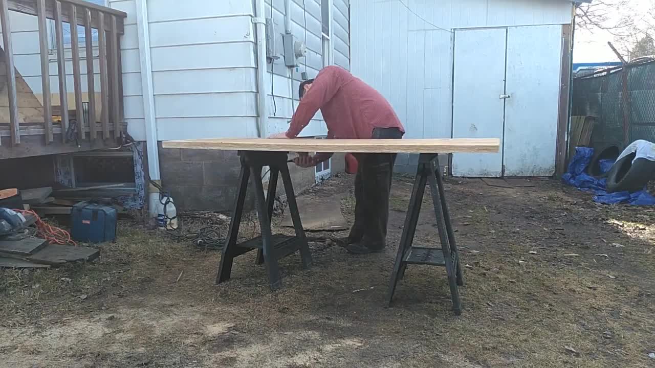 Kitchen countertop shaping and sanding