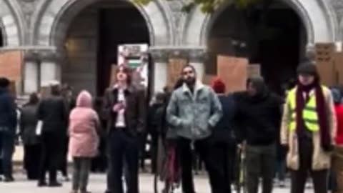 Anti-Israel protest in Milwaukee, Wisconsin: