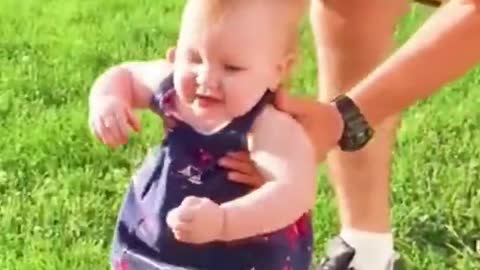 Funny Baby Videos playing # Short