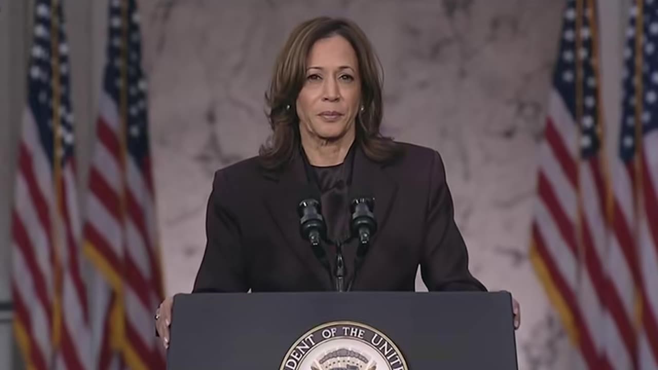 Vice President Kamala Harris conceded before a crowd at her alma mater