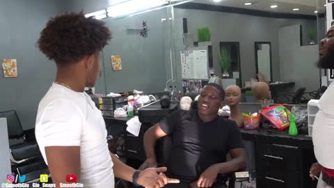 Fake barber in the hood