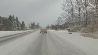 Cars Are Hard to Stop in the Snow