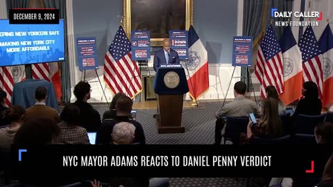 NYC Mayor Adams Reacts To Daniel Penny Verdict