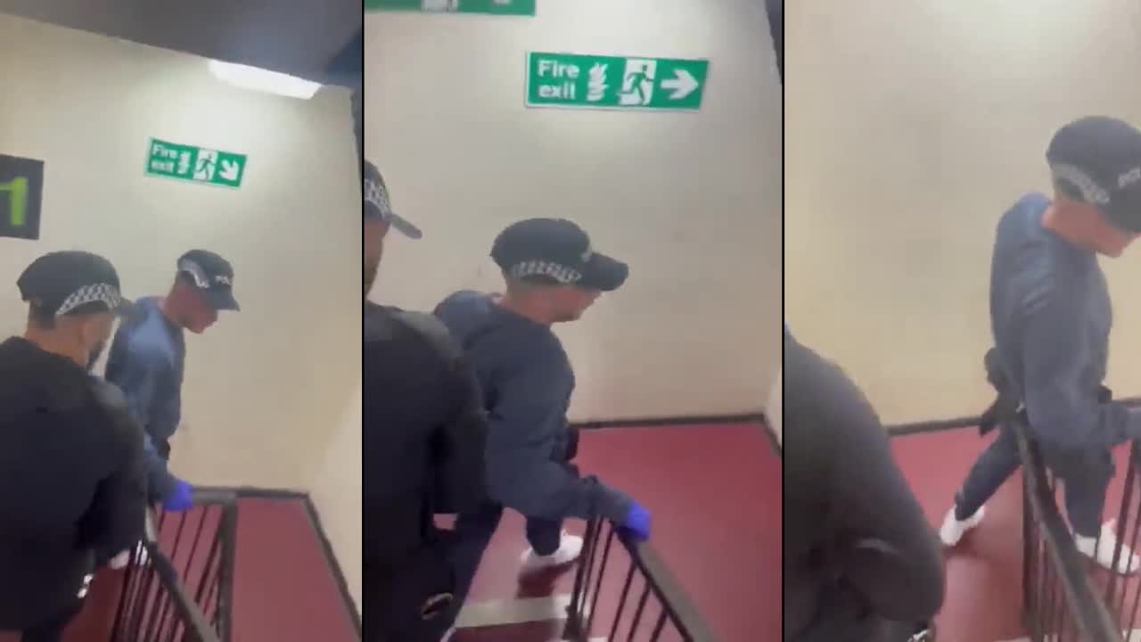 Fake Cops Raiding Apartments In London : get caught on Camera by Residents