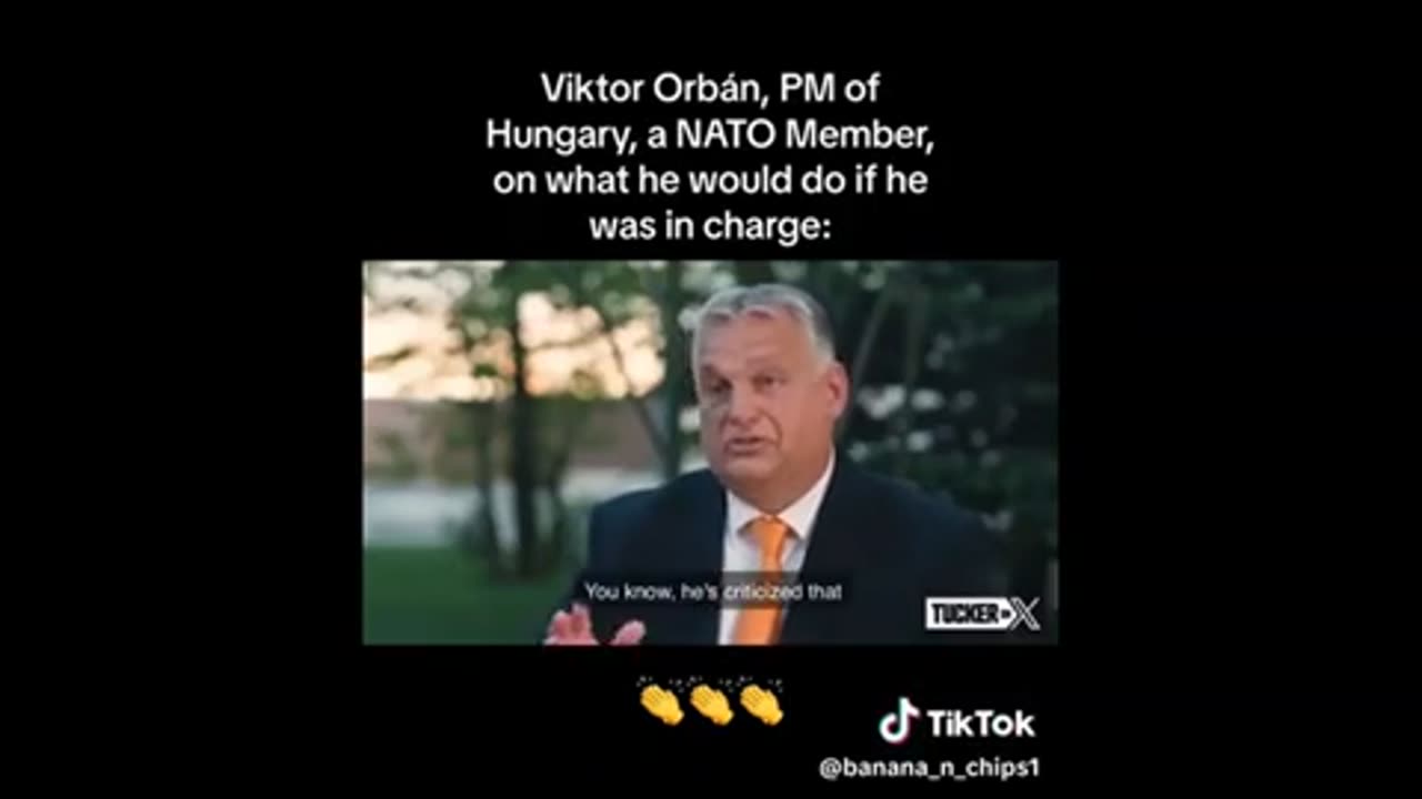 Viktor Orban of Hungary on Trump ..