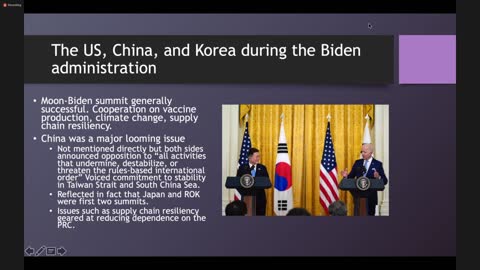 US-KOREA RELATIONS UNDER THE BIDEN ADMINISTRATION