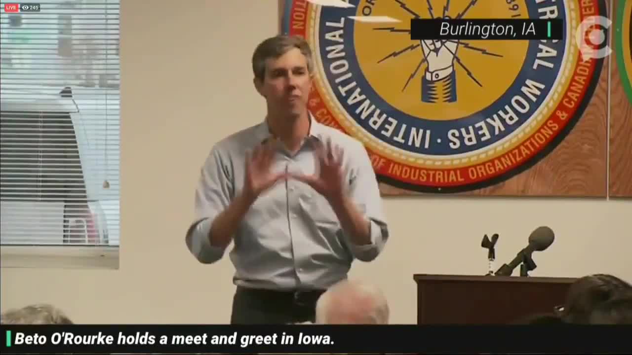 Beto O’Rourke comparing Climate Crusaders to those who stormed the beaches at Normandy