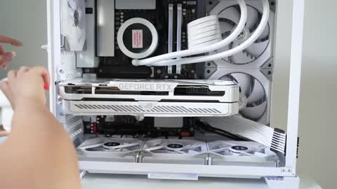 💻 building my first pc | white aesthetic | lian li 011 mini, RTX 3070 🤍