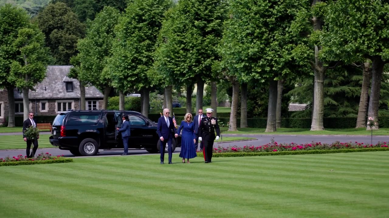 President Biden and the First Lady Visit Aisne-Marne Cemetery to Honor Americans Who Served in WWI