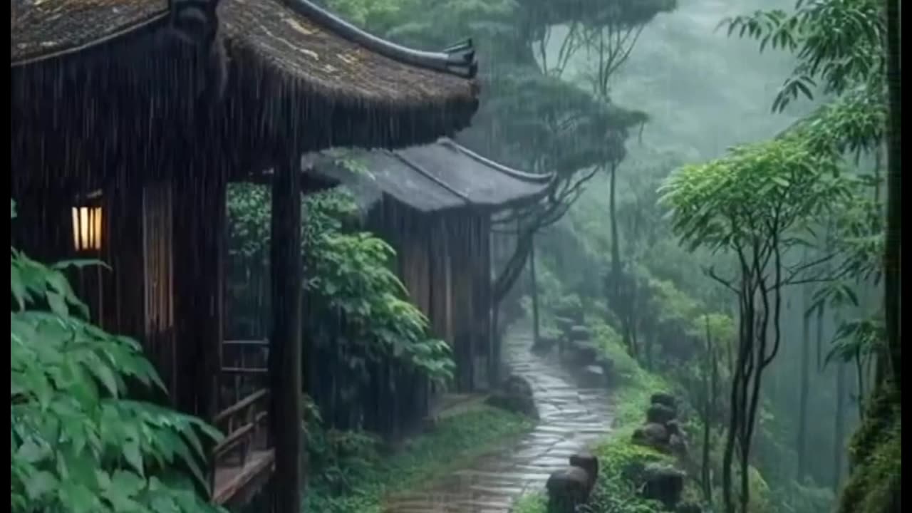 Beautiful Huts And Amazing Raining Views