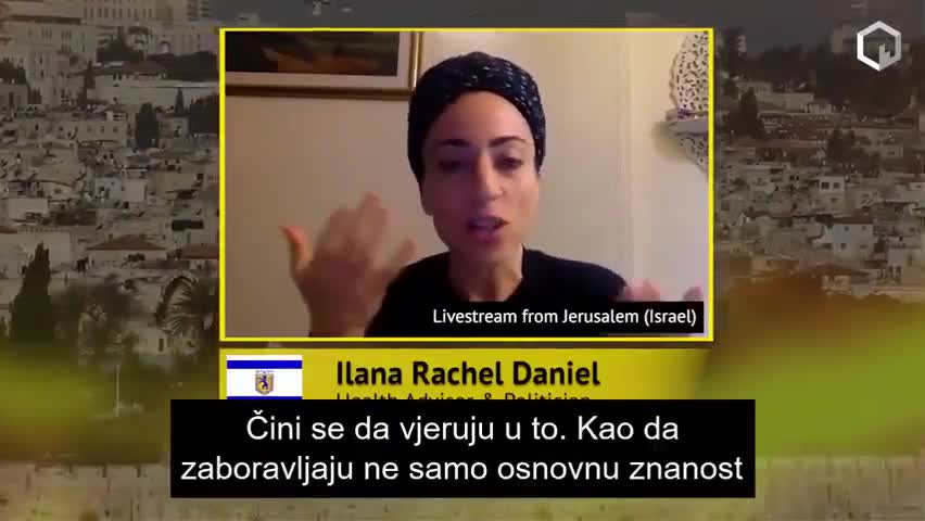 ILANA RACHEL DANIEL - NEGODOVANJE SVIJETU IZ IZRAELA ZBOG PFIZER VAKCINE