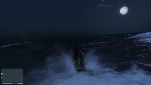 GTA V | ASMR | Sunset and moonlight Chill