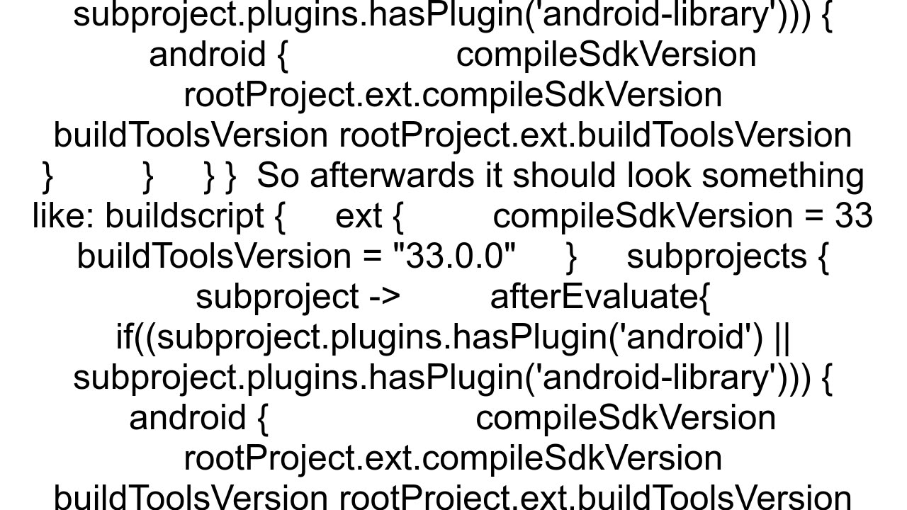 In order to compile Java 9 source please set compileSdkVersion to 30 or above