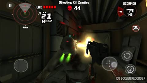 Android shooting game (Dead Trigger) gameplay