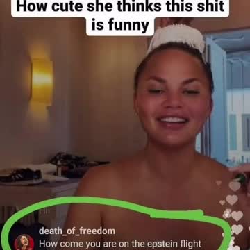 Chrissy Teigen is a sick person exposed