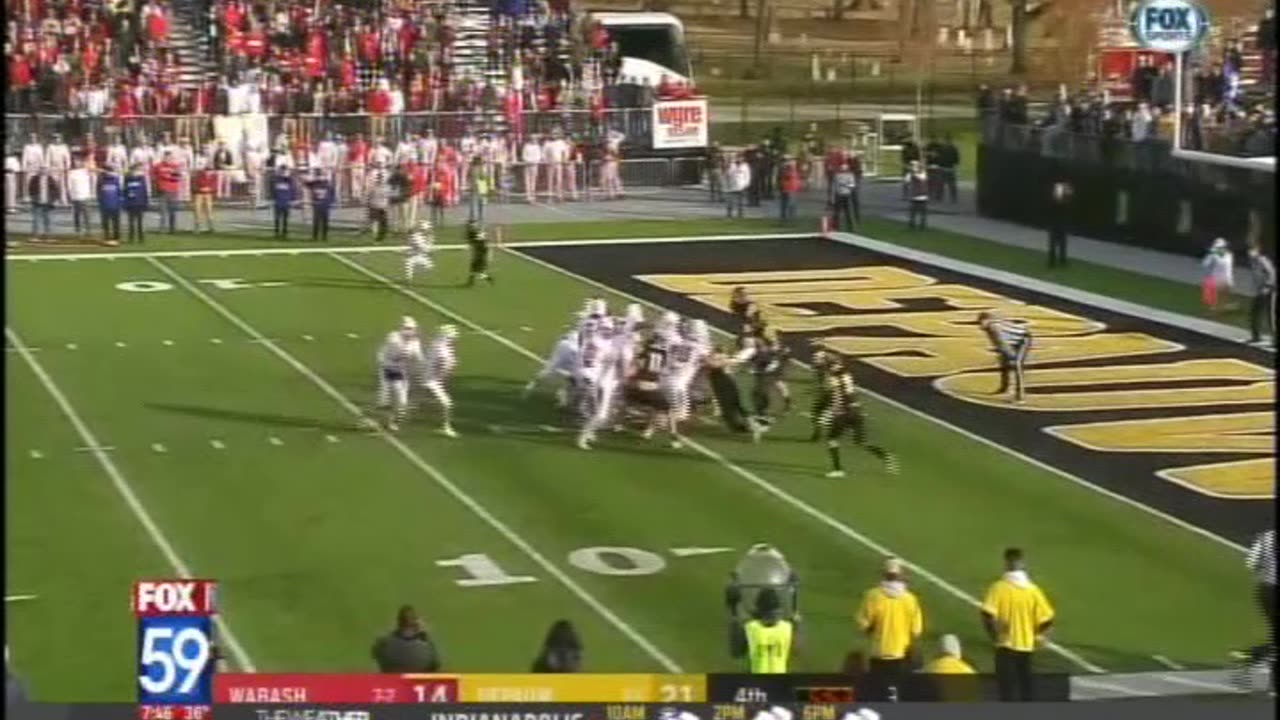 November 12, 2017 - Indy's WXIN Offers Monon Bell Highlights