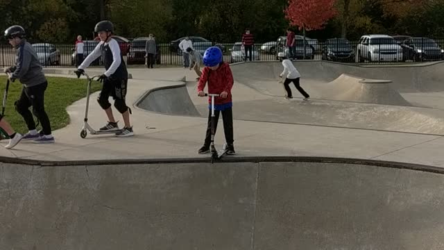 Playing in the pit, the deep pit