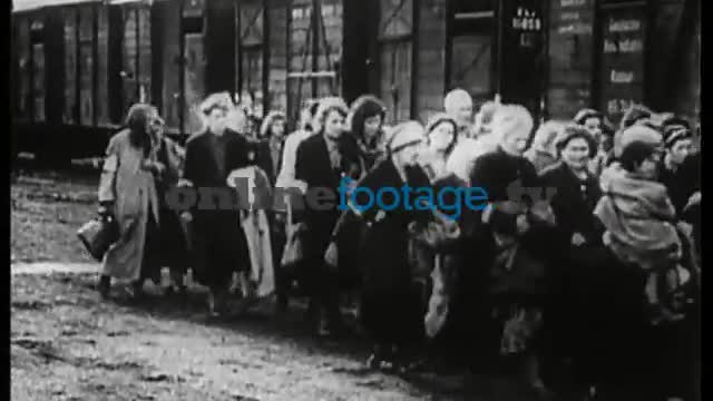 Warsaw 1942 - Jewish Ghetto police deports Jews to German Death Camps