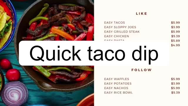 Quick Taco Dip