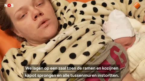 Drie zwangere vrouwen, twee geboorten in een verwoest Marioepol