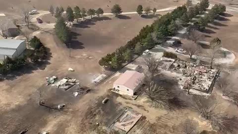 Devastation caused by wildfires throughout the Panhandle