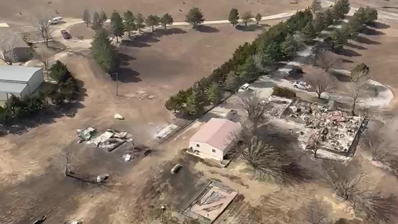 Devastation caused by wildfires throughout the Panhandle