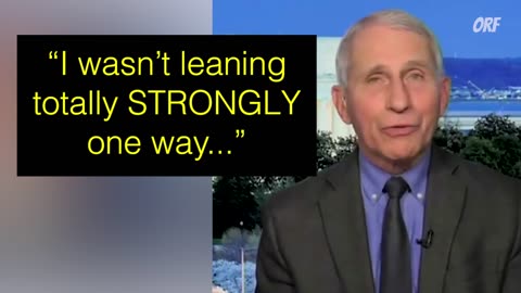 Media Compilation—Fauci "Strongly" Pushes Covid Origin Disinformation