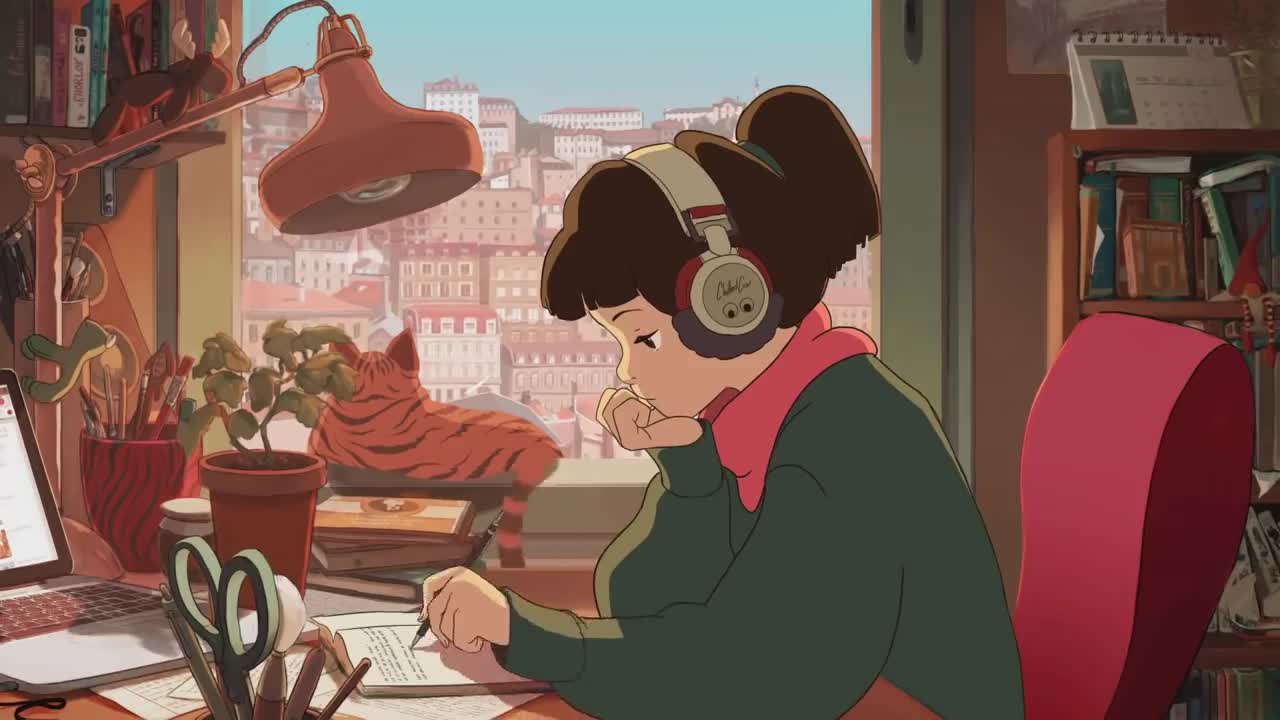 Lofi hip hop mix Beats to Relax Study to 2018 1080p