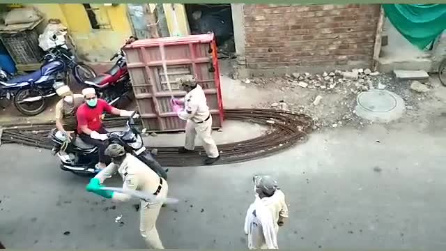 Indrapuri sector one day lockdown video