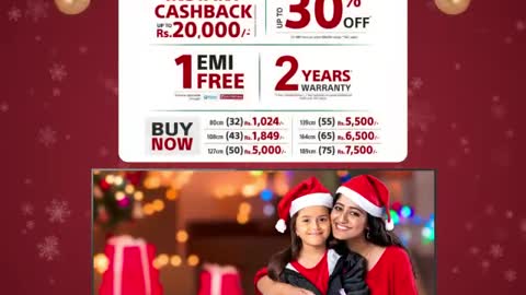 Christmas offer Sony brand cashback with