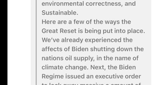 The great reset is BS