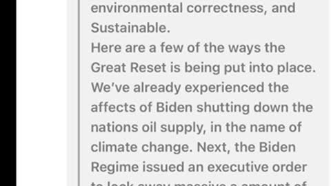 The great reset is BS