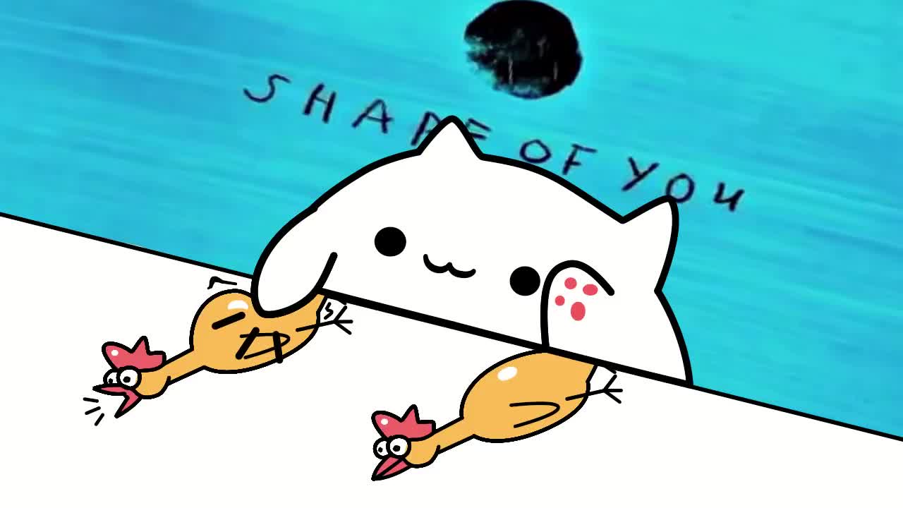 Bongo Cat - Shape of You - Ed Sheeran (Chicken Toy Cover)