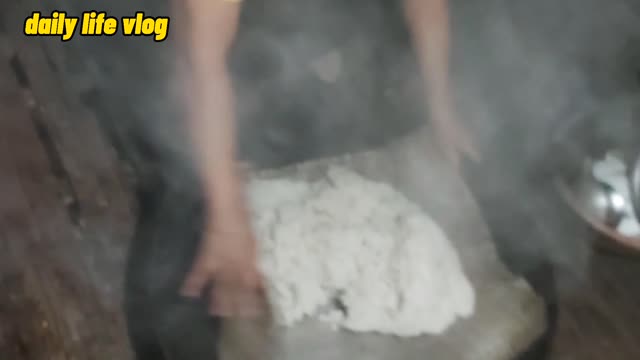 cook sticky rice of Thai people | daily life vlog