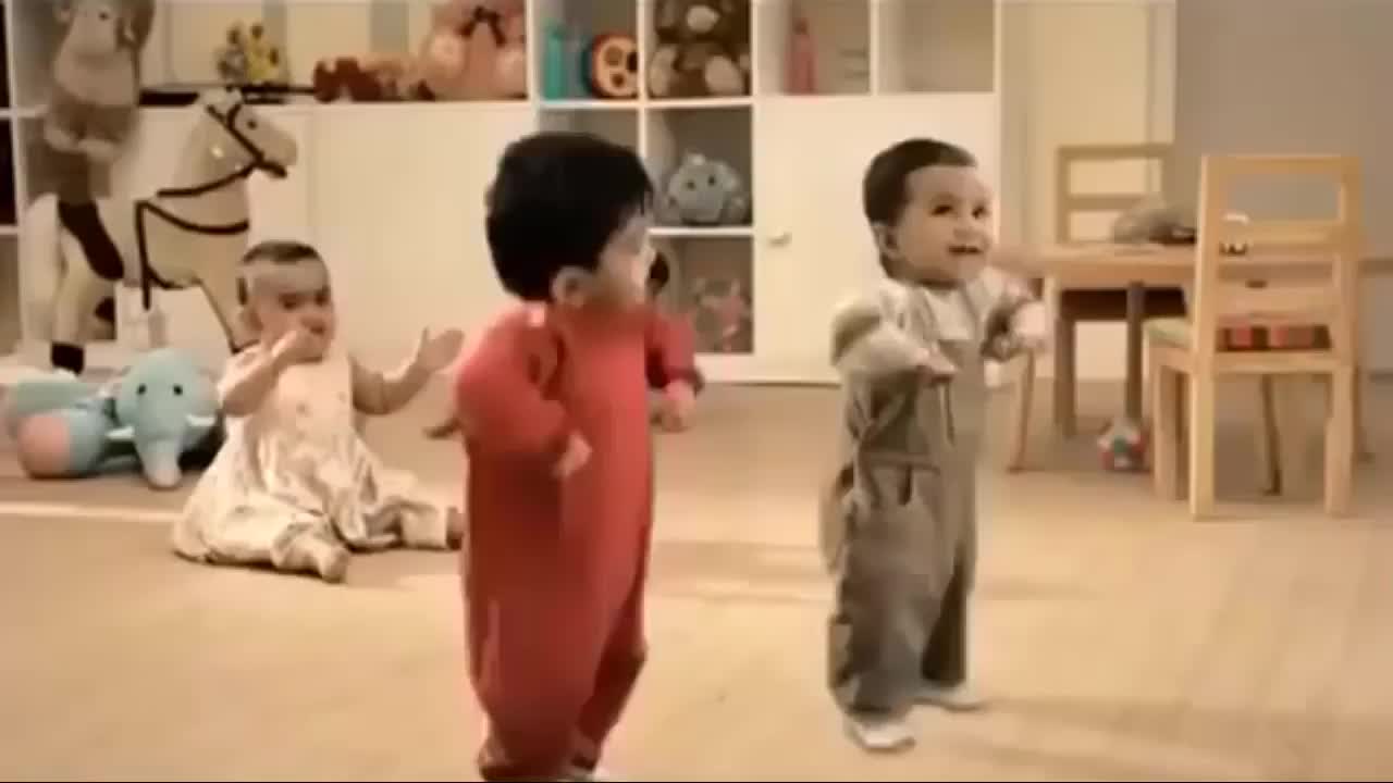 Funny video Baby dance with his teacher