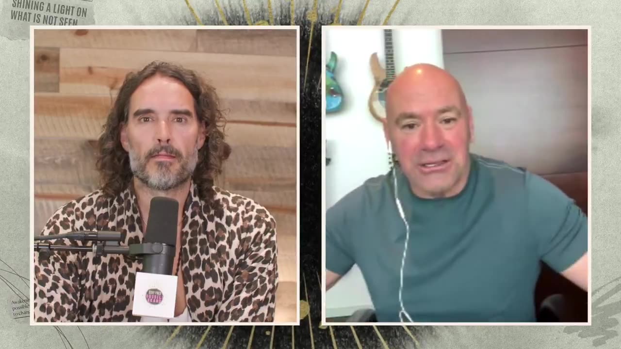 Dana White joins Russell Brand: "How this is even real life right now??