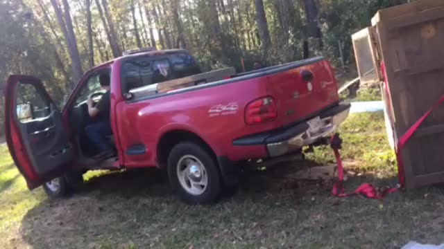Chicken coop falls apart
