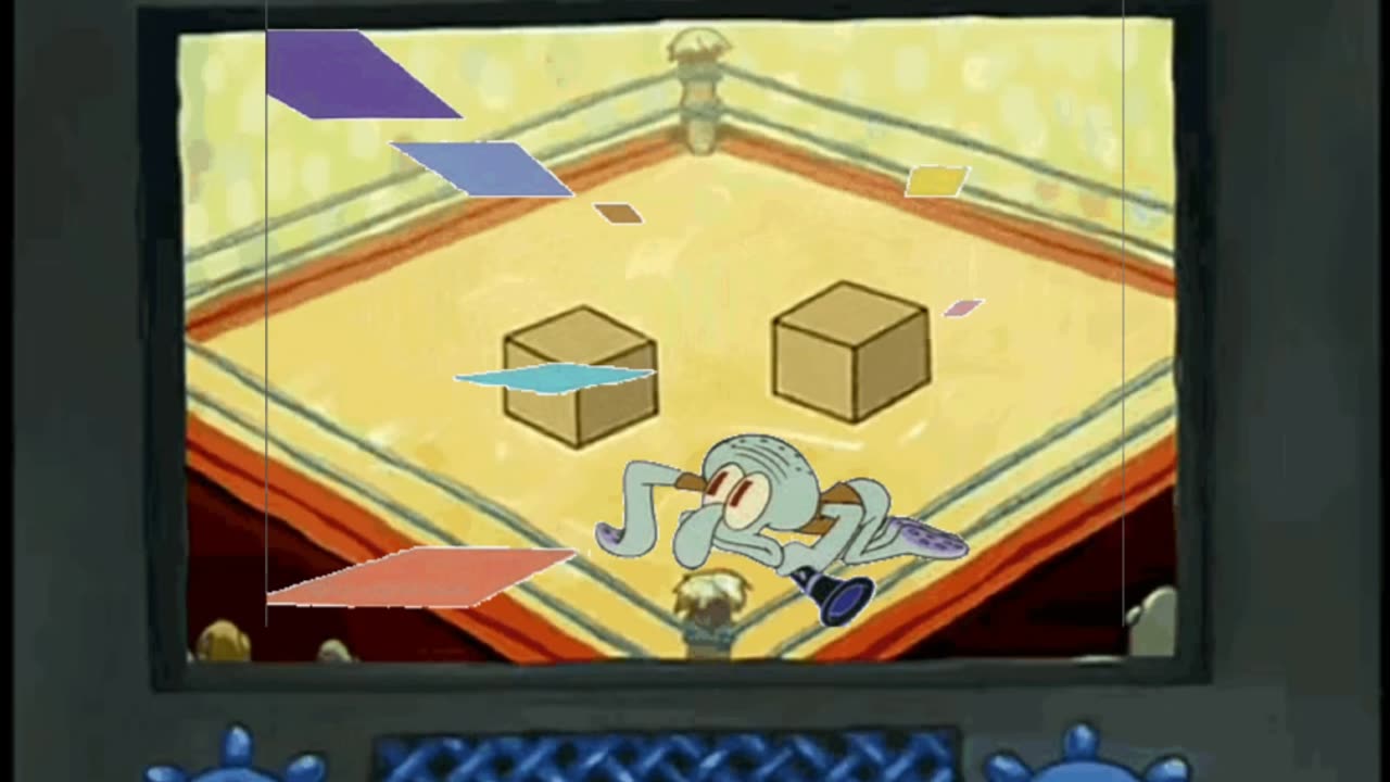 Squidward Reacts To Squidward Playing With Tiles