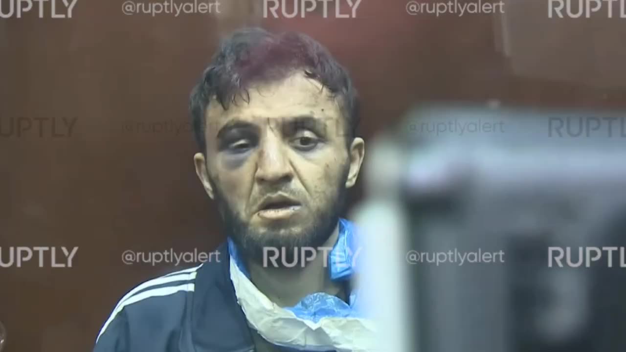 The first suspect in the Moscow Crocus Hall attack is in the courtroom