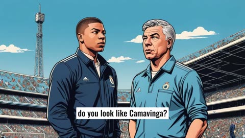 Mbappe and Ancelotti Football Dialogue