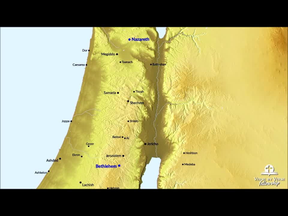 90 Miles from Nazareth to Bethlehem. WHY?