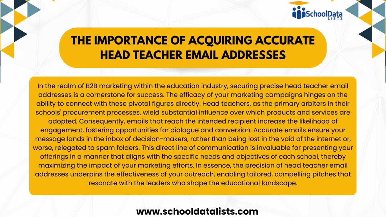 How to Effectively Use Head Teacher Email Addresses in B2B